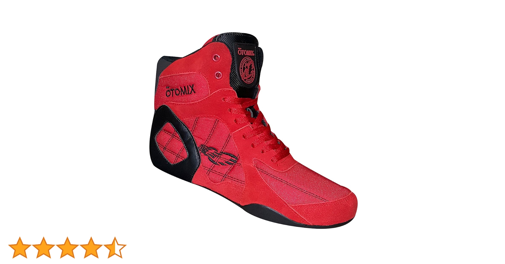 Otomix ボクシングシューズ ブラック/レッド Amazon | Otomix メンズ ウォリアー ボディビルディング ボクシング